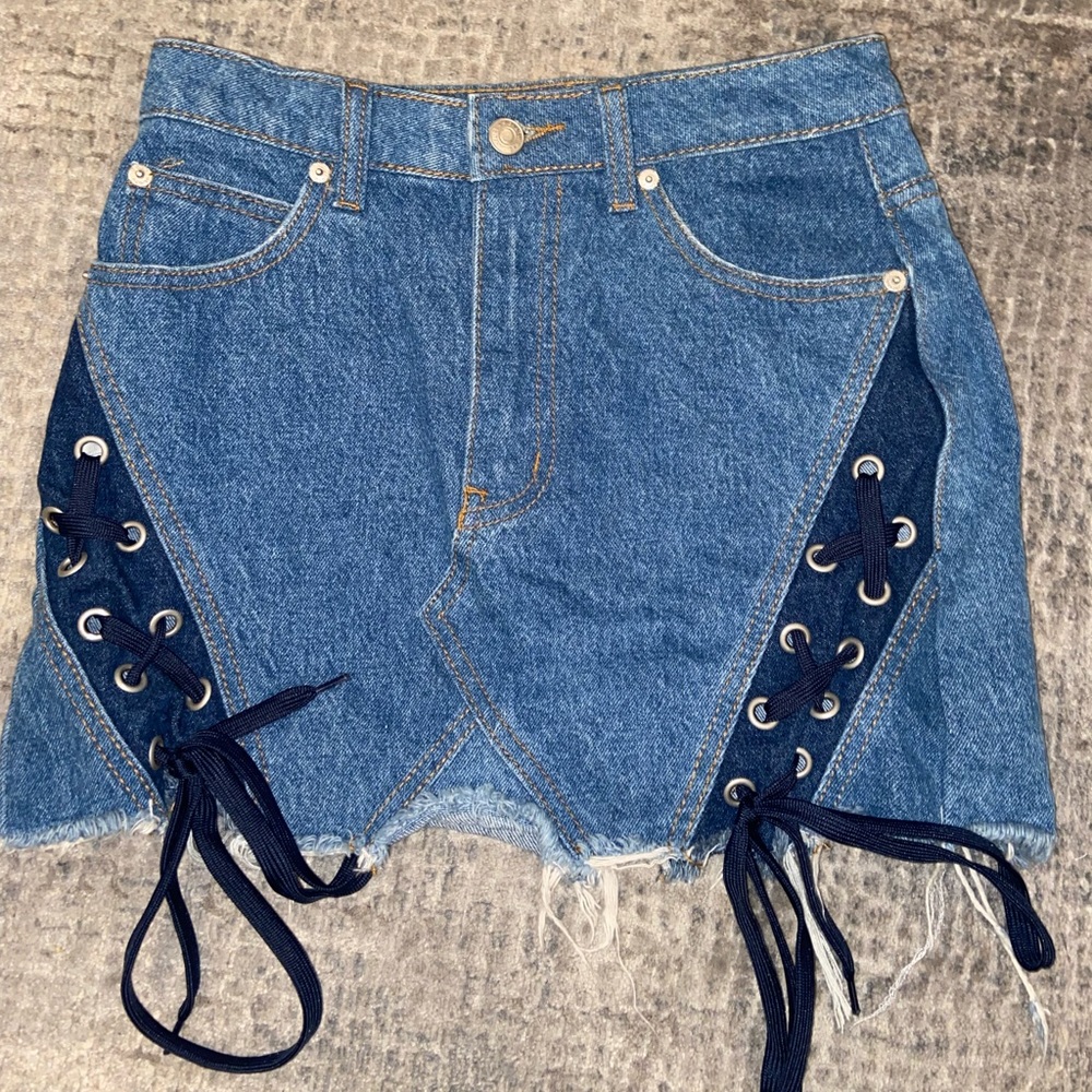 Super cute jean skirt